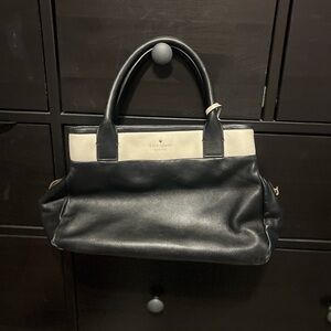 Kate Spade Black and Cream Handbag